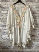 Load image into Gallery viewer, Tassel Trim Fitted Poncho
