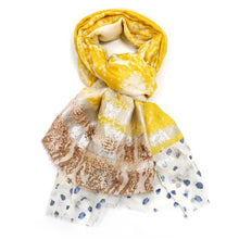 Load image into Gallery viewer, Silver Paint Trail Scarf
