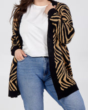 Load image into Gallery viewer, Zebra Plus Cardigan
