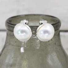 Load image into Gallery viewer, Pearl Clasp Earrings
